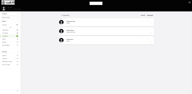 Absorb _ Manager UI showing Learners list - complete